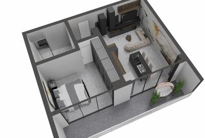 Apartament 2 camere Mamaia Nord -OBA Urban Residence- Proiect finalizat - 2