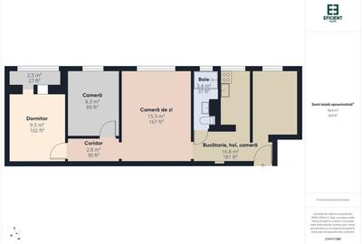 Apartament cu 4 camere decomandat, mobilat în Circumvalațiunii - 6