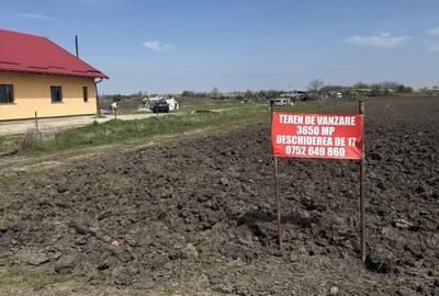 Teren de 3650 mp, în Mărgineni - 2