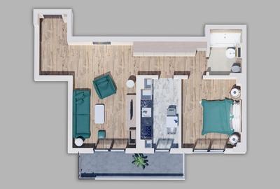 02C Apartament 2 camere Metrou Straulesti, Bucurestii Noi - 4