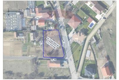 Teren intravilan 1 210 mp, dublu front, de vanzare, Strada Izvorului - 6