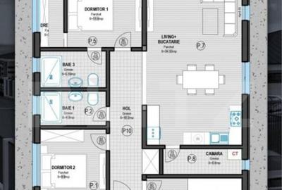 Casa cu 3 dormitoare, lumina ?i echilibru elegan?a - 11
