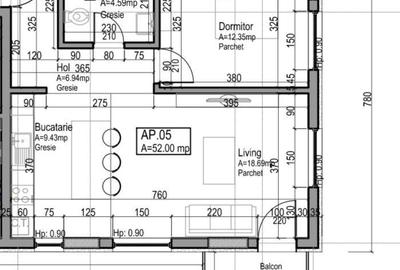 Apartament 2 camere, finisat, 52mp, Dambul Rotund - 2