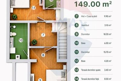 Apartament cu 4 camere decomandat în Calea Moroieni - 3