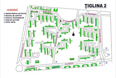 Apartament cu 2 camere semidecomandat în Țiglina 2