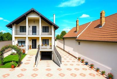 Pe 1.000 mp teren, vila eleganta, caracteristici notabile, Sacele, Central - 12