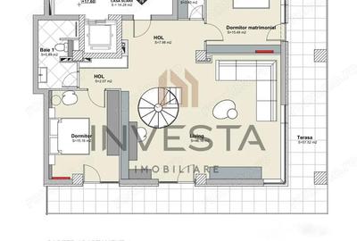 Apartament cu 3 camere decomandat, mobilat în Bună Ziua - 2