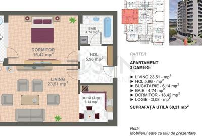 REA1024267 Dezvoltator Marriott 2 Camere Imobil Nou - 5