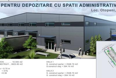 Vand teren 10.000 mp cu autorizatie de constructie pentru hala de 5.630 mp, Otop - 1