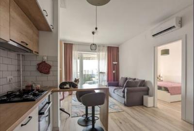 Apartament cu 2 camere semidecomandat, mobilat în Basarabia