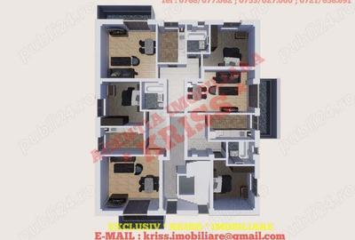 Kriss Imobiliare Apartament 3 Camere Confort 1 TRIVALE Bloc Nou 2025 Comision 0% - 1