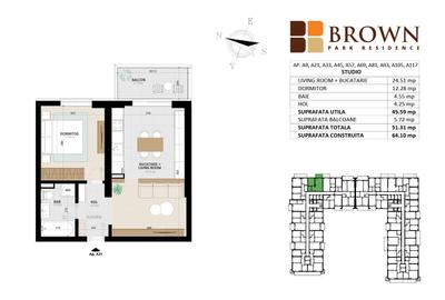 Apartament nou, compartimentare moderna, 2 camere, parc Tudor Arghezi Apartament nou, compartimentare moderna, 2 camere, parc Tudor Arghezi - 7