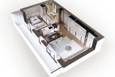 Apartament cu 2 camere semidecomandat în Pipera - 12