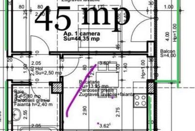 Apartament cu 2 camere în Central - 7