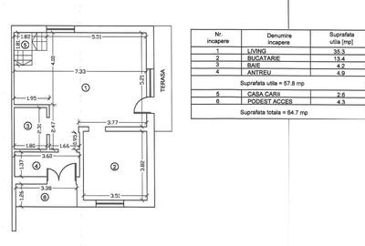 Agigea-Primarie, vila P+1, SD 125 mp, 4 camere, teren in proprietate de 260 mp - 22