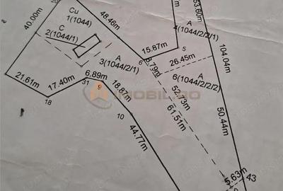 Teren de 1615 mp, în Bucium