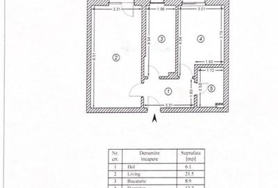 Apartament cu 2 camere decomandat în Central - 16