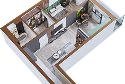 Apartament cu 2 camere semidecomandat în Copou - 9