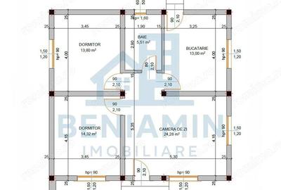 Casa 3 camere-Gaze-Curent-Apa-La cheie-Finisaje la alegere-Zona Buna - 4