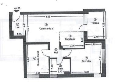 Apartament modern, 3 camere, 59 mp utili - Denya Forest - 13