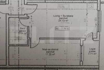 Apartament cu 2 camere semidecomandat în Central