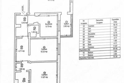 Apartament cu 3 camere decomandat în Freidorf