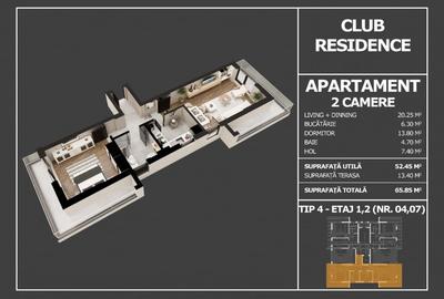 Apartament 2 camere decomandat cu 2 balcoane Postalionului. - 2