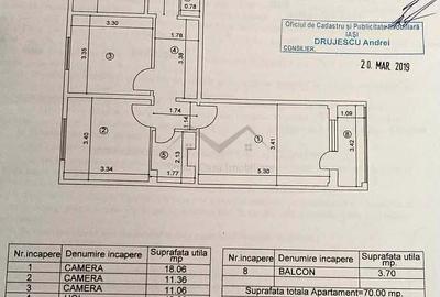 Apartament 3 camere- zona Mircea cel Batran - 1