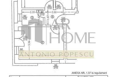 Apartament cu 2 camere decomandat în Malu Roșu - 19