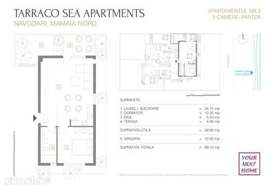 Apartament cu 2 camere în Nord - 1