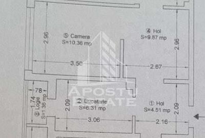 Apartment 3 camere, centrala proprie, zona Cetatii. - 3