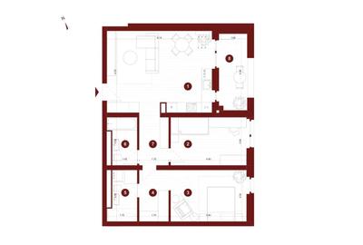 Apartament cu 3 camere în Vladimirescu - 7