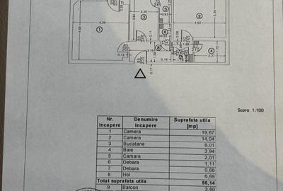 Apartament cu 2 camere decomandat, mobilat în Aviației - 9