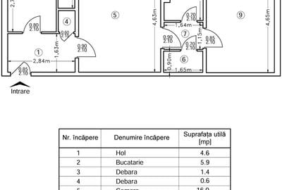 Apartament 2 camere, etaj 4 4, Cantemir - FARA RISC, Direct PROPRIETAR - 3