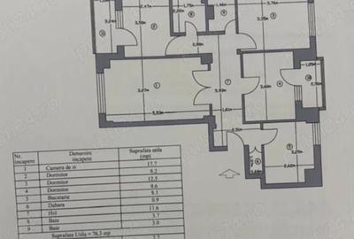 Apartament cu 4 camere decomandat în Central - 2