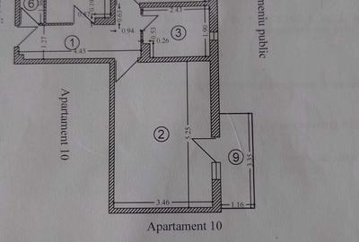 Apartament cu 2 camere decomandat în Central - 1