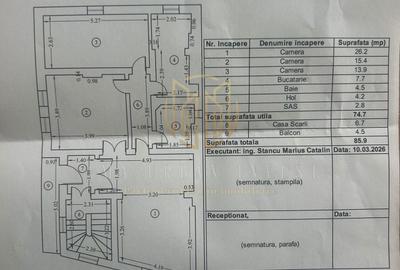 Casă cu 3 camere cu Canalizare în Ștefan cel Mare - 21