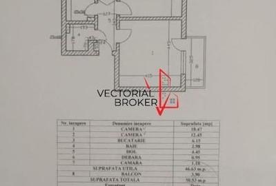 Apartament 2 camere decomandate, et.7, bl.reabilitat, Basarabia Diham - 5