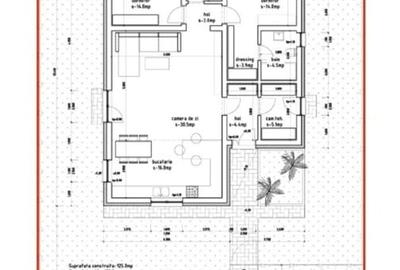 Casă individuală cu 3 camere cu Canalizare în Cristian - 5