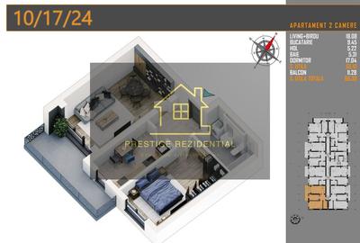 PROMO ap.2 cam in finalizare-66mp, caramida, buc.inchisa_Pallady