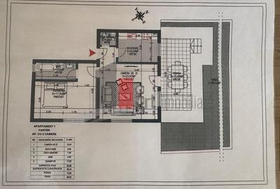 Apartament 2 camere si curte proprie centru Popesti - 2