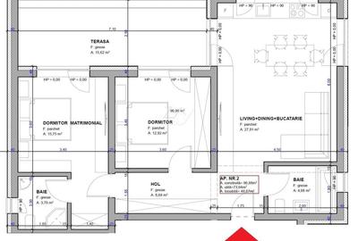 Apartament cu 3 camere în Moșnița Nouă - 15
