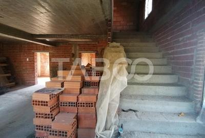 Casa noua de vanzare 780 mp teren garaj pivnita in Daia Sibiu - 12