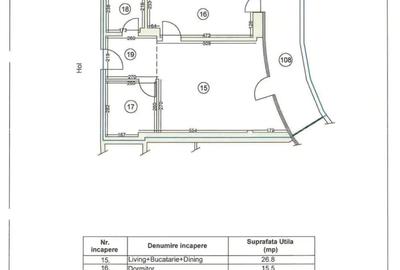 Apartament cu 3 camere decomandat în Central - 1