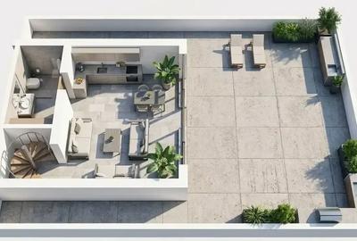 Penthouse cu 6 camere decomandat în Dorobanți - 6