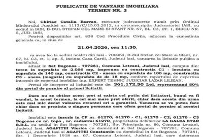 Teren de 2056 mp, în Lețcani