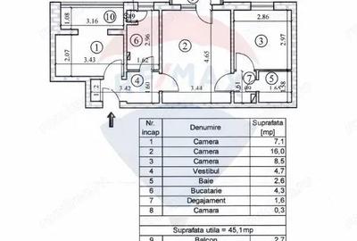 Apartament 3 camere, Florilor, Aleea Mimozei - 5