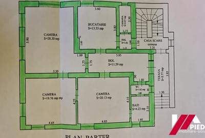 Vand apartament la casa,3 camere, zona Sub Arini, 2 in curte - 2