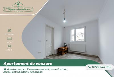 Apartament cu 2 camere semidecomandat în Fortuna