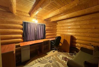 Doua cabane din bustean rotund, 120 mp utili, 1200mp teren, zona Balcesti - 5